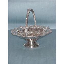 Antique Silverplate Basket SKU 5560 #956291