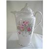 Image 1 : Porcelain Pink Floral Chocolate Pot #956424