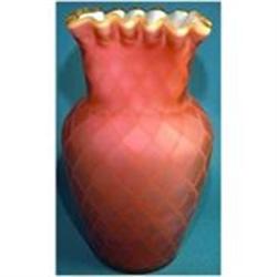Stevens & Williams Diamond Quilted Vase #956509