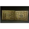 Image 1 : Pair of oriental black glit lacquer boxes #966099