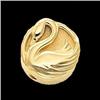 Image 1 : GOLD SLIDE w SWAN for SLIDE BRACELET #966148