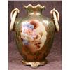 Image 1 : NIPPON Vase HP DOUBLE Handles ANTIQUE Large #966432