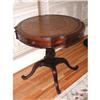 Image 1 : Mahogany Leather Top Table Weiman #976727
