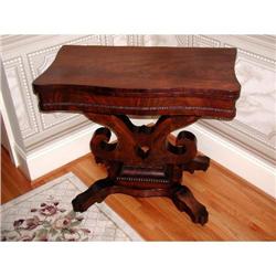 Empire Table Flame Mahogany C.1870 #976756