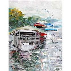 "Budva" oil in impressionism #976823