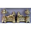 Image 1 : Pair of Bronze Fireplace Chenets #976913