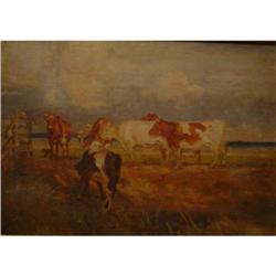 Magnificent European Oil On Canvas Painting #976942