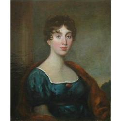 Portrait of Mrs. Wright Hill by George H Harlow #977047