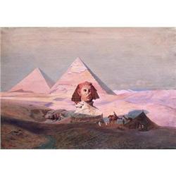 The Pyramids at Gezeh, painted by H Vogel #977055