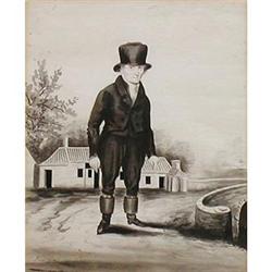 Portrtait of David Lang the Gretna  Priest. #977095