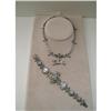 Image 1 : Sterling Silver Necklace and Bracelet: #977180