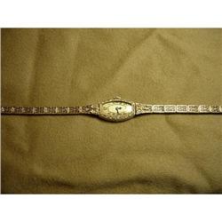 Beautiful Platinum and Diamond Art Deco Lady's #977195