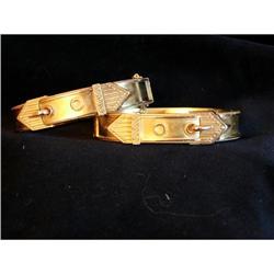 Exquisite Pair of Victorian Gold Stiff #977209