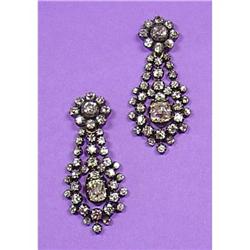 Magnificent Day and Night Diamond Earrings #977232