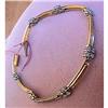 Image 1 : 14kt Gold Full Cut 1.5ct Diamond Bracelet 14k #977301