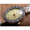 Image 1 : 14kt Tri Gold Diamond Geneve Wristwatch WATCH #977305