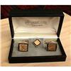 Image 1 : 14k DECO Sapphire Lucien Piccard Cufflinks 14kt #977321