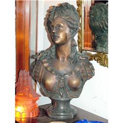 Big Art Nouveau Bronze bust  #977595