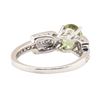 Image 3 : 1.46 ctw Alexandrite and Diamond Ring - Platinum