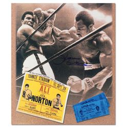 Ken Norton Photo Ticket Signed Photo by Norton