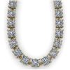 Image 2 : 40 ctw Princess SI Diamond Necklace 18K Yellow Gold