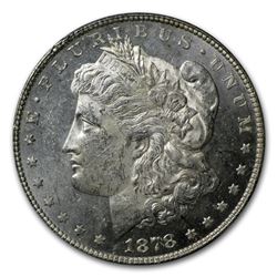 1878 Morgan Dollar 7 TF Rev of 78 MS-62 PL PCGS