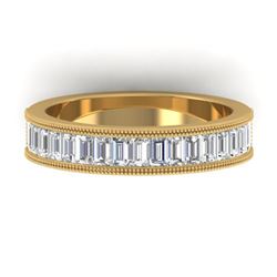 1.50 ctw Baguette VS/SI Diamond Art Deco Eternity 14k Yellow Gold