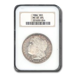 1886 Morgan Dollar MS-65 DPL NGC