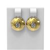 Image 1 : 1.04 ctw Pear Diamond Earrings 18K Yellow Gold