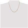 Image 2 : 14k Gold 2.00 mm Semi-Solid Chain Necklace - 20 in.