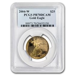 2004-W 1/2 oz Proof Gold American Eagle PR-70 PCGS