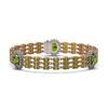 Image 1 : 29.33 ctw Tourmaline & Diamond Bracelet 14K Rose Gold