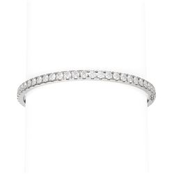 7.84 ctw Diamond Bracelet 18K White Gold