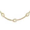 Image 1 : 14k Gold Polished Textured Fancy Necklace