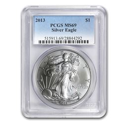 2013 Silver American Eagle MS-69 PCGS