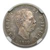 Image 2 : 1889R Italy 50 Centesimi Umberto I MS-63 NGC