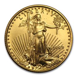 1992 1/4 oz Gold American Eagle BU