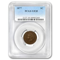 1877 Indian Head Cent VF-35 PCGS