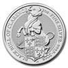 Image 1 : 2018 Great Britain 2 oz Silver Queen's Beasts The Bull