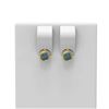 Image 1 : 1 ctw Intense Blue Diamond Earrings 18K Yellow Gold