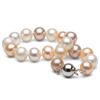 Image 1 : Multi-color Freshwater Pearl Bracelet, 8.5-9.0mm