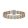 Image 3 : 14.41 ctw Opal & Diamond Bracelet 14K Rose Gold