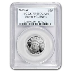 2005-W 1/4 oz Proof Platinum American Eagle PR-69 PCGS