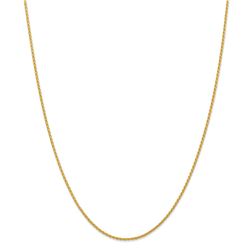 14k Yellow Gold 1.5 mm Parisian Wheat Chain - 22 in.