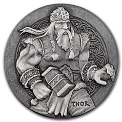 2016 2 oz Silver Coin Viking Series (Thor)