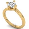 Image 2 : 1 ctw Certified VS/SI Diamond Solitaire Ring 14k Yellow Gold
