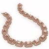 Image 2 : 117.15 ctw Morganite & Diamond Victorian Necklace 14K Rose Gold