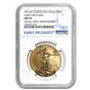 Image 1 : 2016-W 1 oz Burnished Gold Eagle MS-70 NGC (ER)