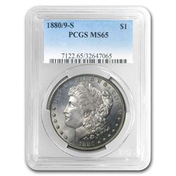 1880/9-S Morgan Dollar MS-65 PCGS