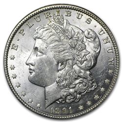 1891 Morgan Dollar BU